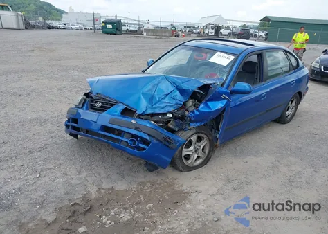 2005 Hyundai Elantra Gls/Gt из США, поврежденный, VIN KMHDN56D65U136395